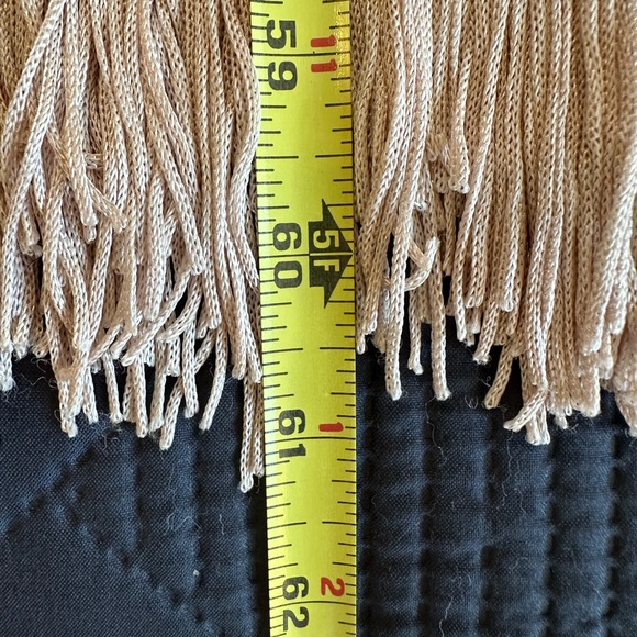 NWT Asilio/Revolve Gatsby fringe top 4 beige/cream 1920's boho - Picture 10 of 12